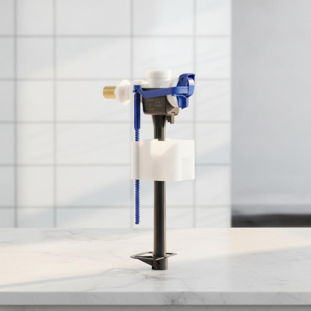 Side Inlet Fill Valve Adjustable Entry Compact for Toilet Repair