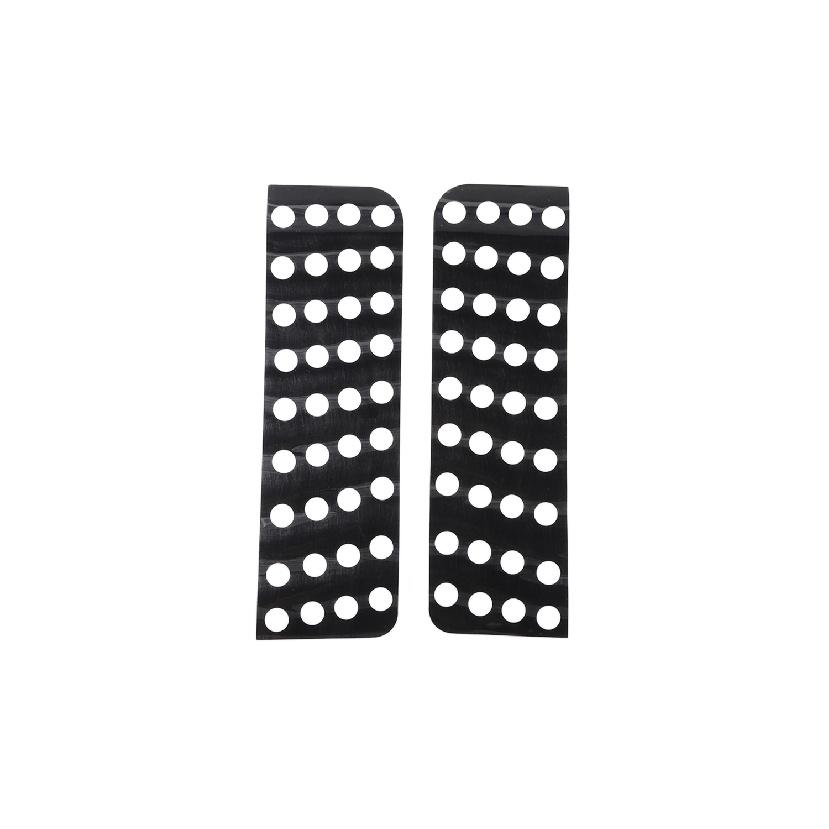 Car Rear Door Triangular Window Glass Panel Decoration Trim Stickers for Jeep Wrangler JK 2007-2017 4-Door Exterior