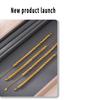18K Gold Plated Geometric Necklace & Bracelet Set - Copper, Hip Hop Style, Color Retention