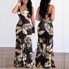 2026 Spring Casual Women's V-neck Pencil Dress Strap Long Dress