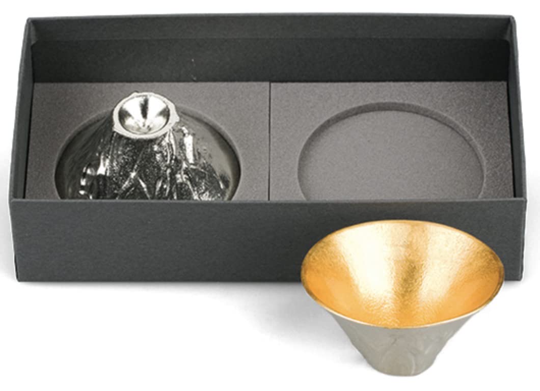 

[Упаковка Ваcи Носаку] Набор Фудзияма FUJIYAMA из олова и сусального золота