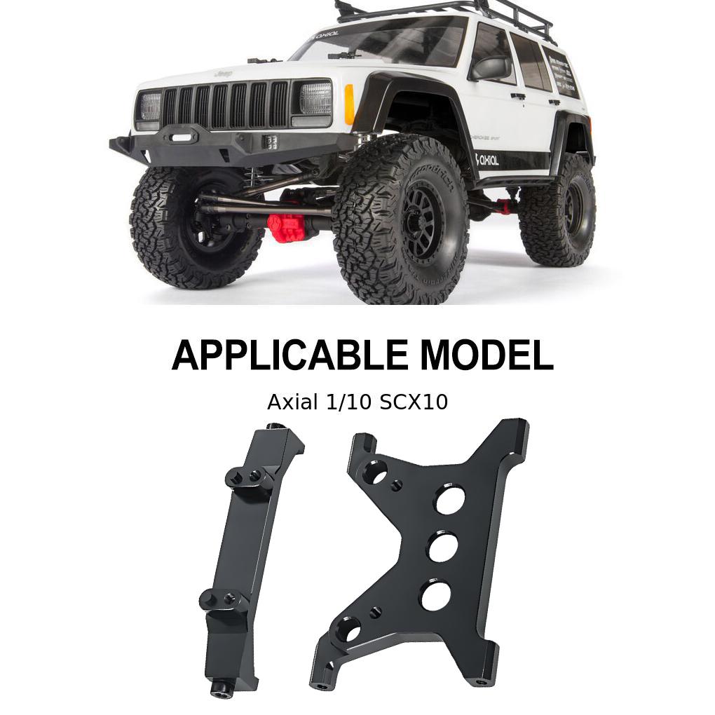 Aluminum Alloy 1/10 Frame Beam Fixed Seat RC Upgrade Part Fixed Rc Frame Beam Fixed Seat For SCX10 RC Car Part