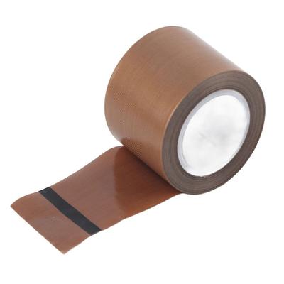PTFE Coated Fiberglass PTFE Tape 2-inch X 33 Feet X 0.18mm Silicone Adhesive High Temperature Tape Brown 1 Inch X 33 Ft X 0.18mm