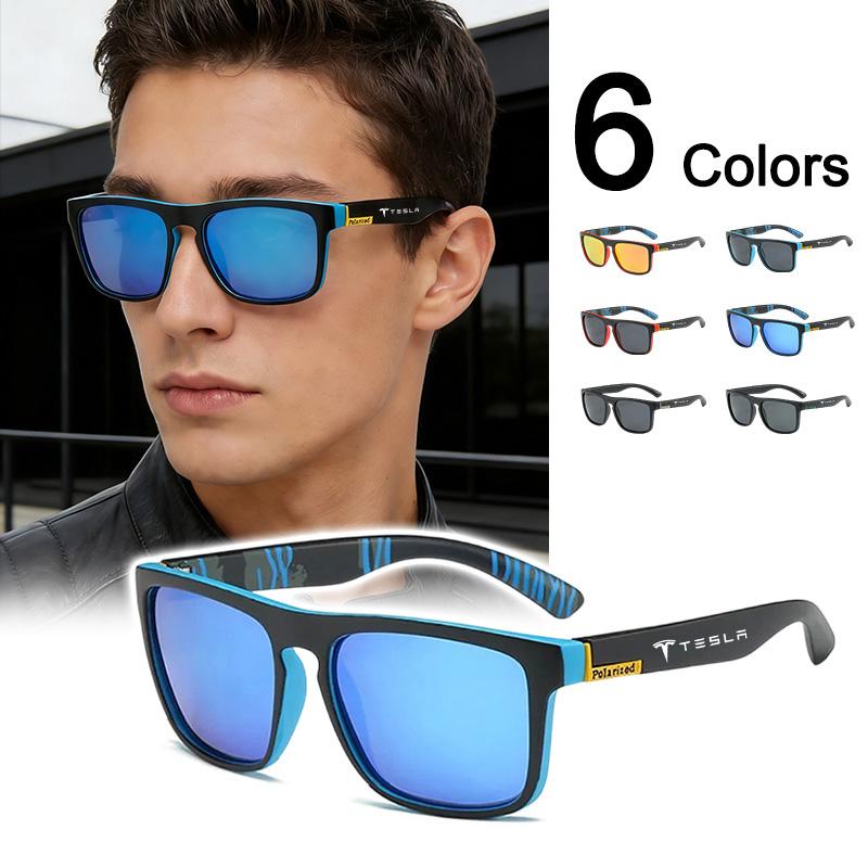 AAAIO1 Occhiali da Sole Polarizzati di Lusso Uomo Donna Pesca Guida Occhiali Antiriflesso Per Tesla Model 3 Model S Model X Model Y Roadster SpaceX