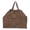 Heavy Duty Canvas Firewood Bag Large Firewood Holder Shopping Bag Fireplace Wood Stove Accessories Storage Bag for Camping BBQ Barbecue