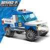 City Patrol Police Motorcycle Car Pursuit Prisoners Model Building Blocks Enlighten Action Figure Toys For Children
