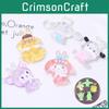 Cute Animal Resin Accessories For Diy Phone Cases And Hair Accessories Cream Gel Material
