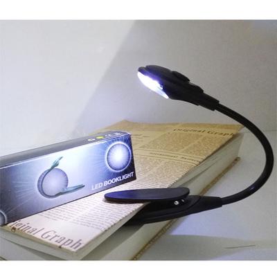 Simple Portable Desk Light with Clip Flexible Neck Eye-caring LED Lamp for Reading Studying