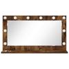 Washbasin Mirror with Mirror Smoked Oak 80 X 45 X 18 Cm