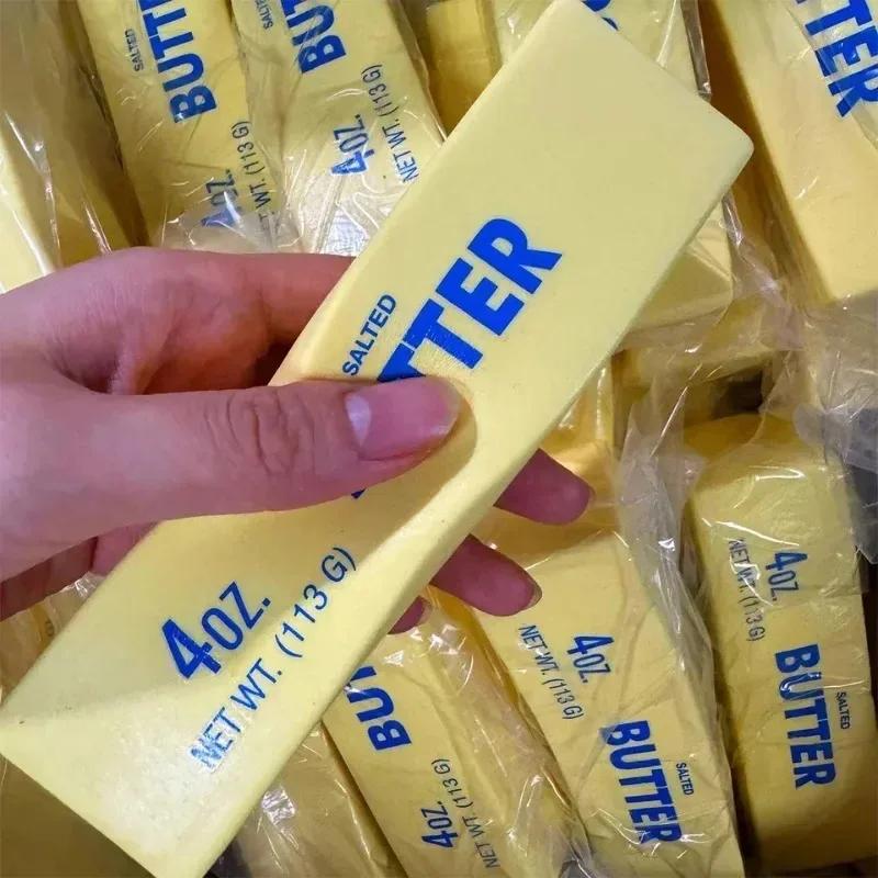Butter Stick Squishy Toy Slow Rebound Squeeze Toy Butter Brick Taba Squishy Fidget Toy Anti Stress Release Soft Sensory Gift Toy