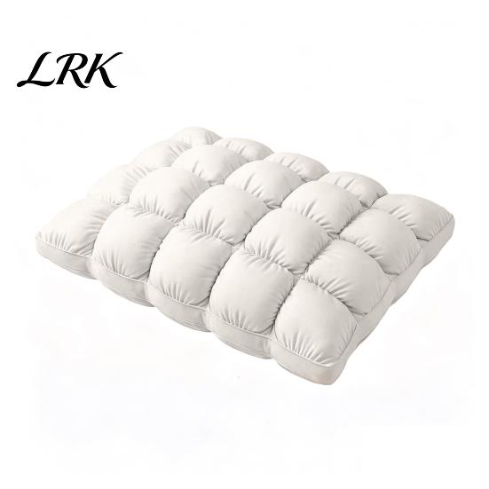 Refreshing Sleep Pillow Puff Cooling Pillow, Soft Breathable Quilted Sleeping Machine Air Circulation Washable, Fluffy Cloud-like for Side And