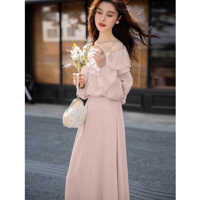 ITISF4 Elegant Ruffle Shirt & Midi Skirt Two-Piece Set