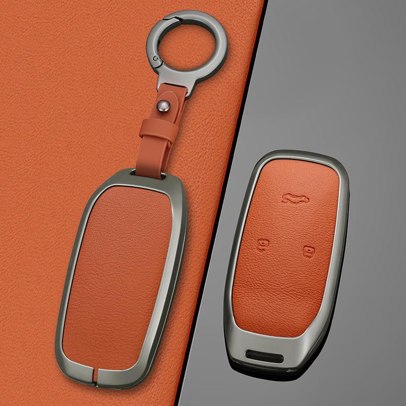 Changan Oshan Cos1° Car Key Case - Metal Shell Full Wrap with Buckle