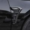 Pour BMW X1 Accessoires de voiture Noir Carbone Garde-boue de voiture Évents latéraux Prise d'air Grille Autocollant Couvercle