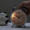 Metal Frame Silent Student Alarm Clock Luminous Table Clock Twin Bell Loud Alarm Clock  Living Room