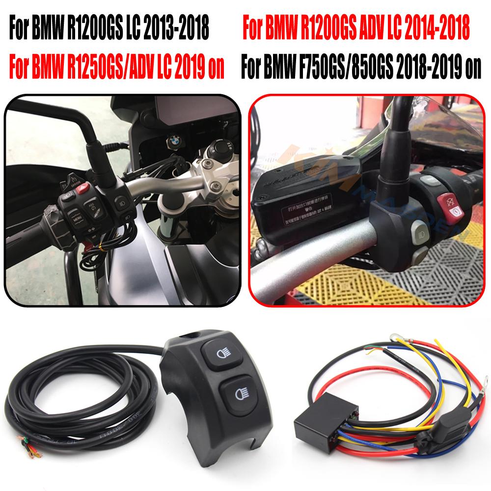 

Для BMW R1200GS R 1200 GS R1250GS F850GS F750GS ADV Adventure LC ручка мотоцикла, переключатель противотуманных фар, умное управление