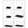 Klarer Acryl-Vitrinen-Montageschrank für Modelle, Anime-Figuren, Memorabilien, Miniatur-Sammlungen Staubdichte Vitrine