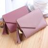 Fashion Short Women Wallets PU Leather Women Luxury Tassels Wallet Hasp Small Wallet Trend Coin Purse Ladies Card Holder Pouch