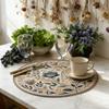 Heat Insulation Coffee Cup Mats Middle East Style Round Dining Mat  Home Decor