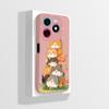 Pour Tecno Spark 20 20C Coque Mignon Dessin Animé Astronaute Carrée Silicone Liquide Souple Housse de Protection pour Téléphone Pour Tecno Spark20 20C Funda
