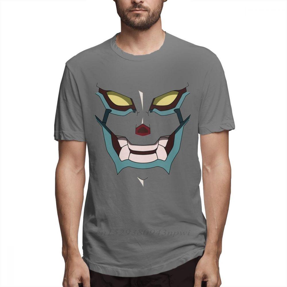 Novelty Tengen Toppa Gurren Lagann T Shirt Punk Rock Mens Tshirt Man Anime Cartoon 100 Cotton Plus Size TShirt