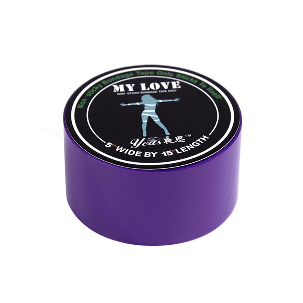 BDSM Static Bondage No Glue Adhesive Tape Restraints Electrostatic Adsorption Alternative Tied Roleplay Adult Erotic Sex