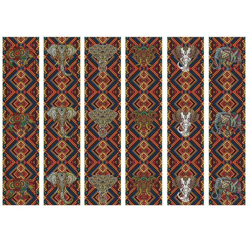 Southeast Asia Homestay Inn Thai Style Decoration Strip Partition Curtain Strip Hanging Curtain Background Curtain Decoration