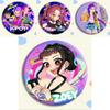 Kpop Demon Hunters Badge Pin With Printed For Fan Collectors And Gifting