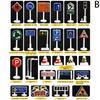 28x Mini Toy Traffic Road Signs Play Set Model Car Town Legler Toys Chidren Kids