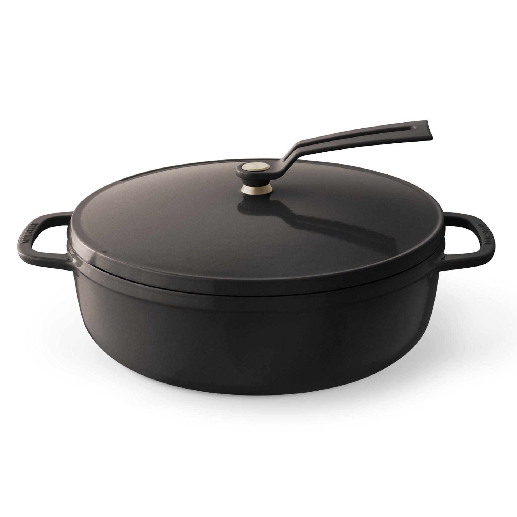 

Vermicular Cast Iron Enamel 26cm Hazelnut Waterless Cooking and Bake Includes Recipe Oven Pot Pot, (Shallow), Brown, Function, Book, 2, Self-Standing