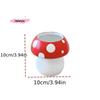 Polka Dot Mushroom Desk Organizer - Student Dormitory Storage Box for Stationery Sundries Pen Holder Bathroom Makeup Brush