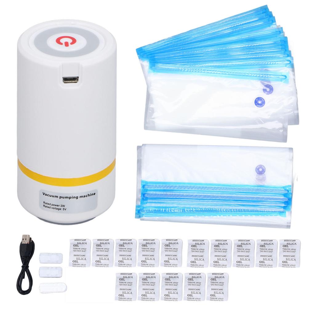 3D Printer Filament Vacuum Sealed Pack 2 Sizes Dampness Proof Vacuum Bags Space Saver Bags with Pump