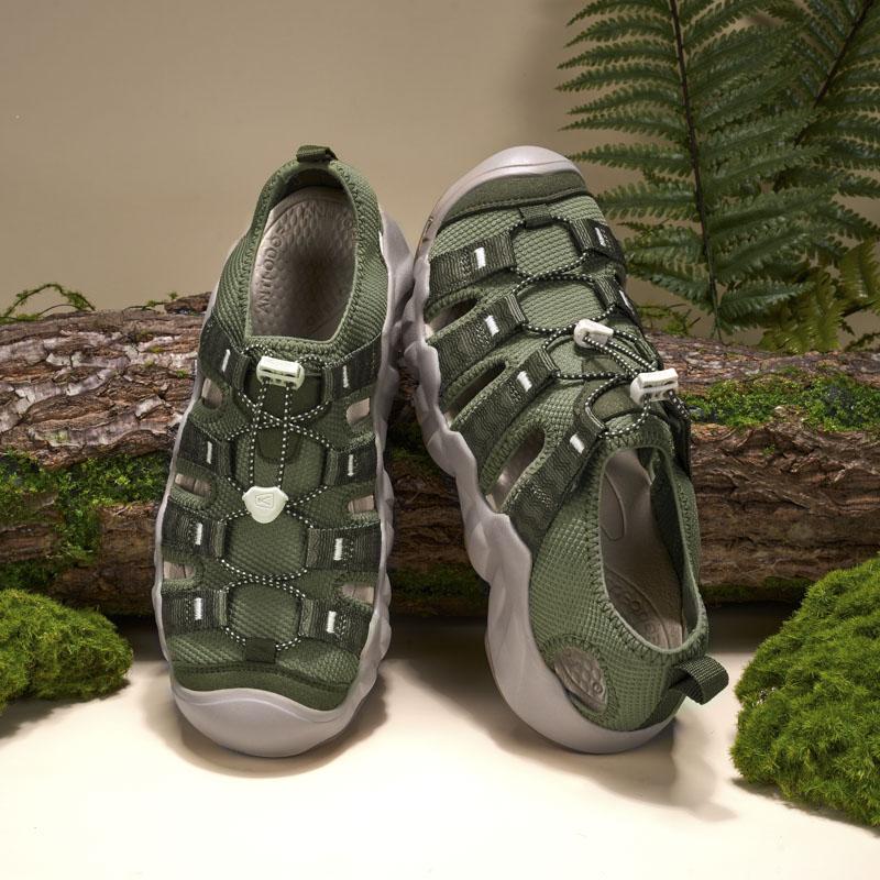 

Fashion Summer Mens High Quality Leather Sandals Comfort Outdoor Lightweight Men Baotou Sandals Classics Leisure Beach Hollow Out Shoes 45 зеленые хаки