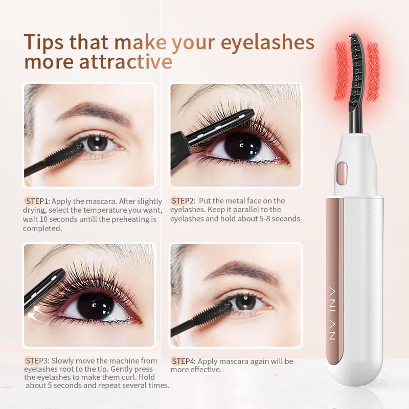 Buy ANLAN New Electric Eyelash Curler USB Rechargeable Electric Heated