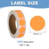 1000Pcs Colored Dot Stickers Color Coding Labels Blank Circle Stickers Adhesive Round Price Stickers for Office 12.7mm 19mm 25mm
