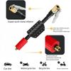 6mm Thread Air Hose Suitable for Most Inflators 100CM Flexible Tube Quick Connection Tire Inflation Accessory for Auto