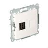 HDMI Socket, White Simon54