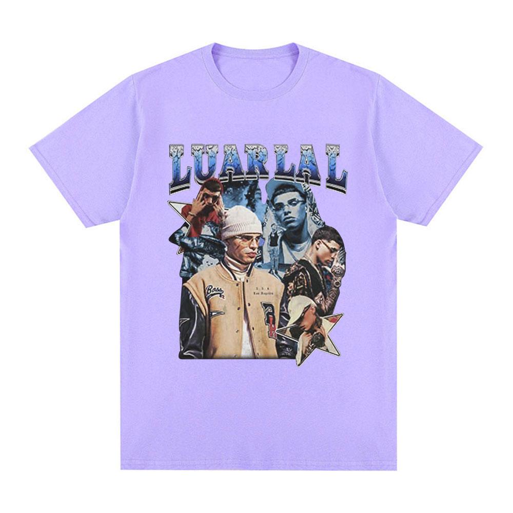 Rapper Luar La L L3TRA Graphic T Shirts Men's Fashion Vintage Short Sleeve T-shirts Cotton Casual Oversized T-shirt Streetwear
