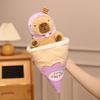 Cream Ice Strawberry Capybara Cute Cartoon Plush Doll Toy Decoration Bedroom