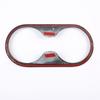 A87Q-Car Carbon Fiber ABS Gear Water Cup Frame Cover Trim for Ford Ranger 2015- Car Interior