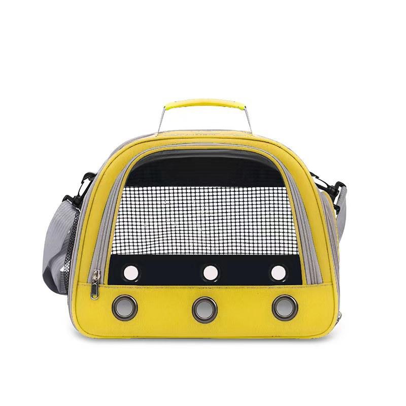 Outdoor Breathable Oxford Mesh Window Dog Carrier Travel Cage Small Pet Bag Fashion Style