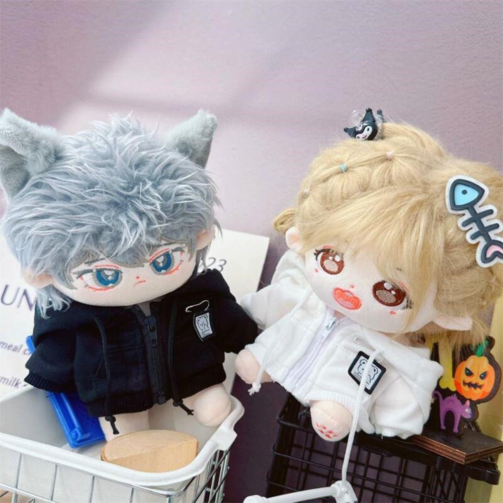 2 Colors Doll Hoodies Fashion Plush Doll Coat 10/20cm Cotton Dolls/1/12 BJD Dolls