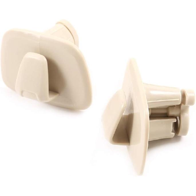 

ABS Plastic Interior Roof Hooks Clothes Hanger Hook Trim for Volvo V90 S90 XC40 XC60 XC90 2015-2020 2021 2022(Beige)