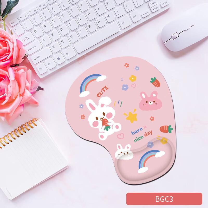 Fumede Ergonomic Silicone Wrist Rest Set for Keyboard & Mouse
