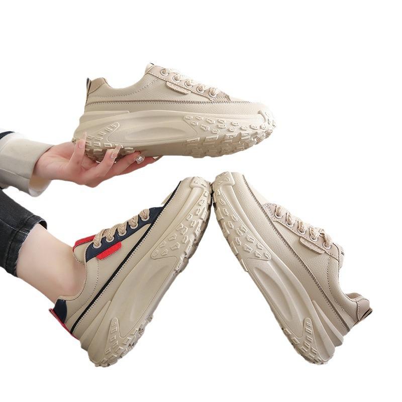Women's Sneakers Leather Canvas Breathable Vulcanized Platform Summer Women Shoes Fashion Casualot  Autumn  zapatos de mujer