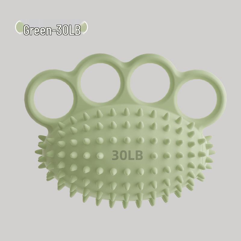 Silicone Four-Finger Hedgehog Hand Grip Massage & Strength Training Ball