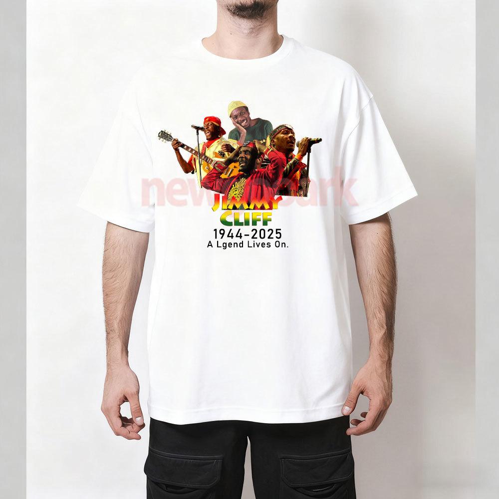 

Jimmy Cliff 19442025 A Lgend Lives on Printed Tshirt RIP Jimmy Cliff Thanks for The Memory T Shirts Woman Man Fans Cotton Tops 4XL