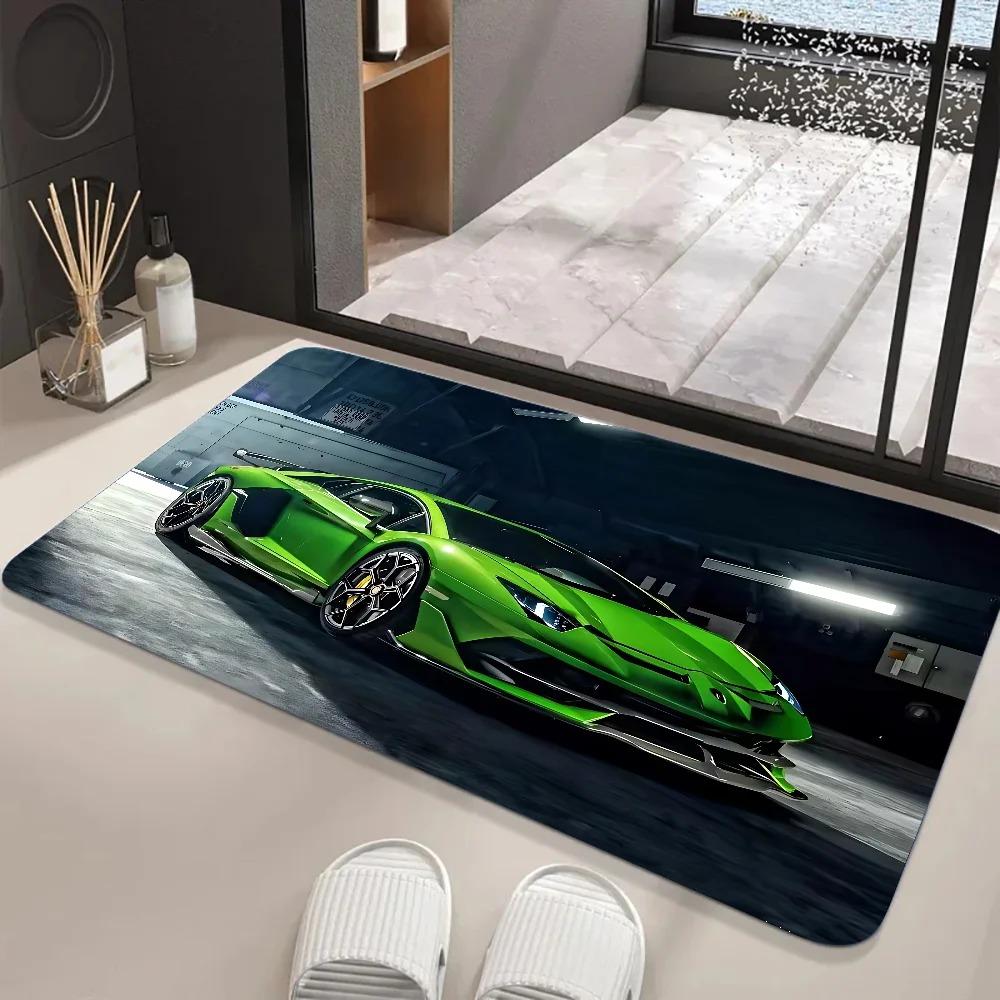 Cool Racing Printed Door Mat Anti Slip and Easy To Clean Suitable for Use As A Bedroom Bathroom Door Mat At Home  Floor Mat  Rug