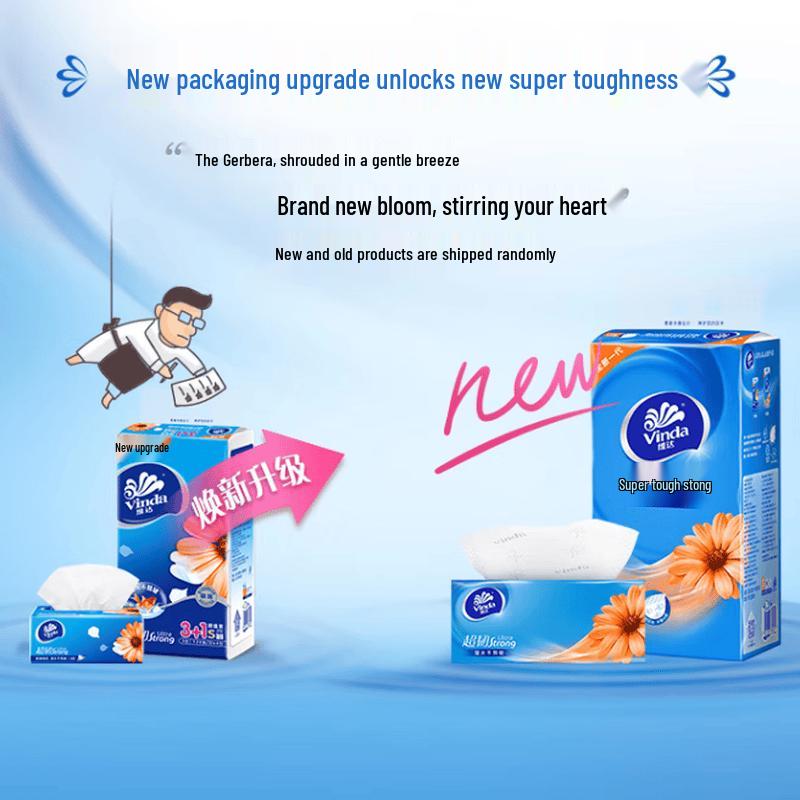 Vinda 3-Ply Facial Tissues
