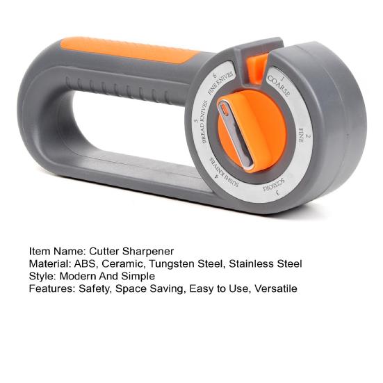 Kuchyňská ostřička nožů Profesionální 6v1 Fázová Ruční Ostřička nožů Nástroj pro Rychlé Ostření Čepelí